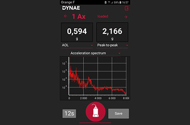 DygiVib by DYNAE Application Screen